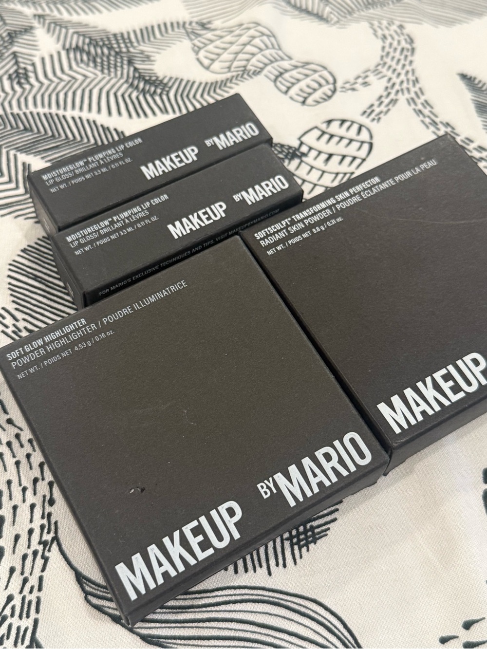 Makeup By Mario Black Powder Highlighters Trio
